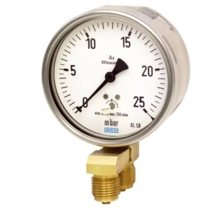 Đồng hồ đo áp suất vi sai Wika Model 716.11 và 736.11 dùng cho áp suất rất thấp xuống tới 2,5 Mbar