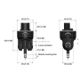Hệ thống cảm ứng 5 trục Renishaw PH20 hoàn toàn mới, đầu đo CMM, cán, bộ chuyển đổi, bút hiệu chuẩn TP20 MCR20